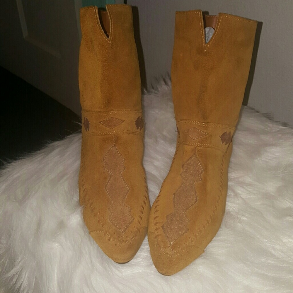 ⭕ Clicks Suede Boots